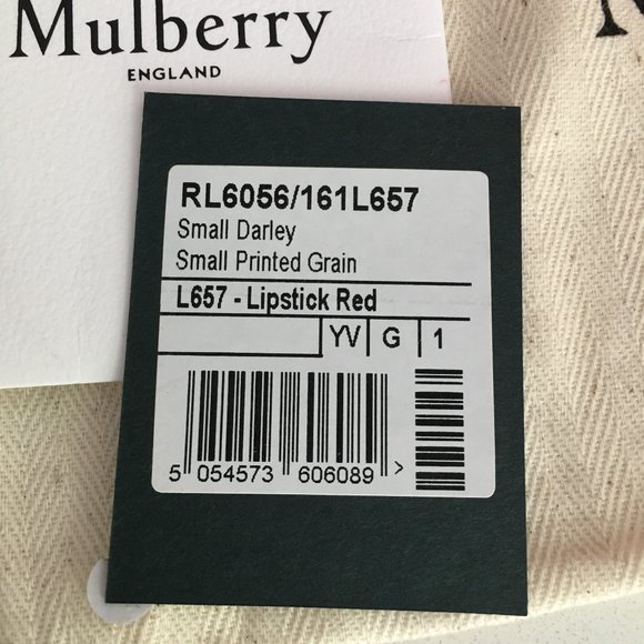 Mulberry Red Crossbody Bag with Gold Chain - Picture 14 of 14